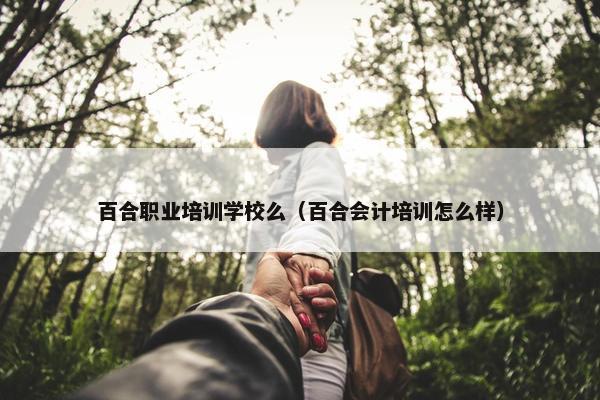 百合职业培训学校么（百合会计培训怎么样）