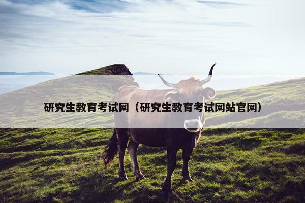 研究生教育考试网（研究生教育考试网站官网）
