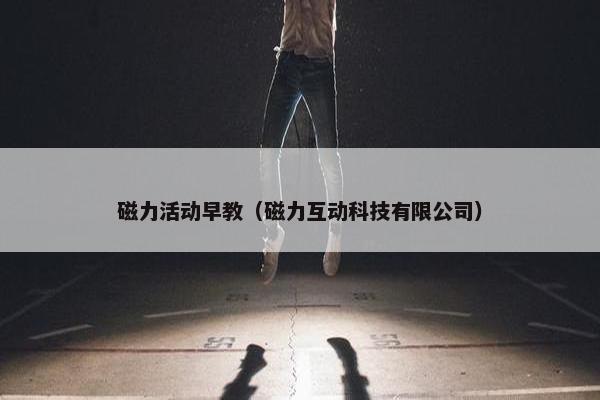 磁力活动早教（磁力互动科技有限公司）