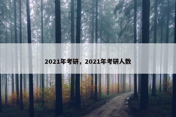 2021年考研，2021年考研人数