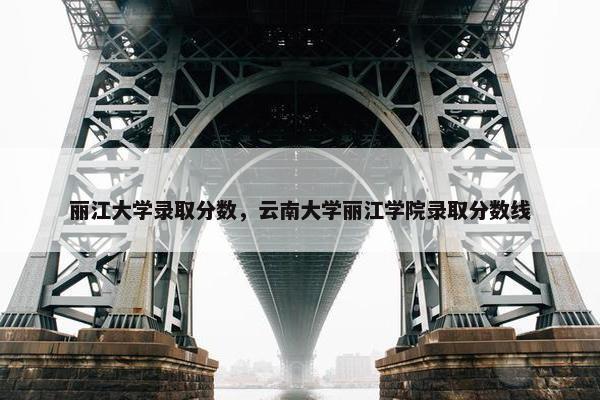 丽江大学录取分数，云南大学丽江学院录取分数线