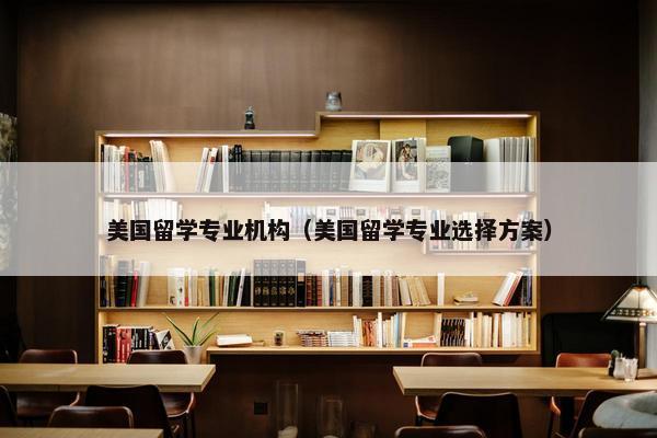 美国留学专业机构（美国留学专业选择方案）