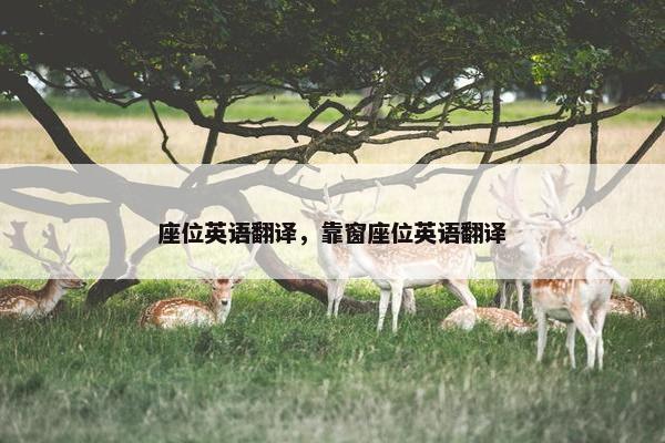 座位英语翻译，靠窗座位英语翻译