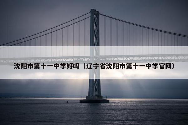 沈阳市第十一中学好吗（辽宁省沈阳市第十一中学官网）