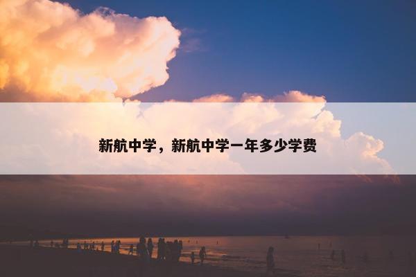 新航中学，新航中学一年多少学费