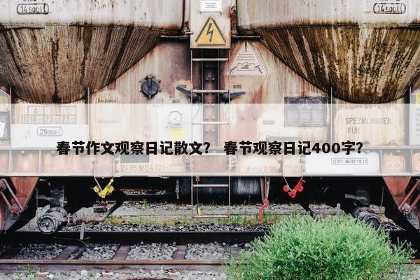 春节作文观察日记散文？ 春节观察日记400字？