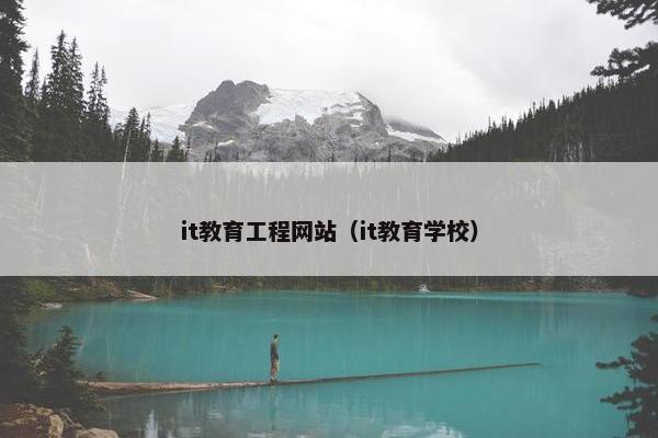 it教育工程网站（it教育学校）