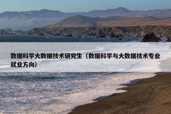 数据科学大数据技术研究生（数据科学与大数据技术专业就业方向）