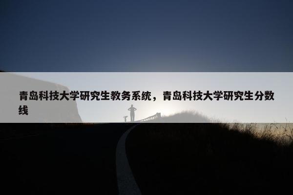 青岛科技大学研究生教务系统，青岛科技大学研究生分数线