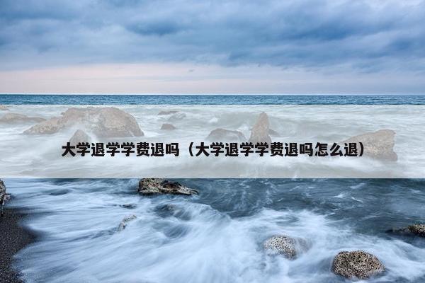 大学退学学费退吗（大学退学学费退吗怎么退）