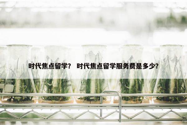 时代焦点留学？ 时代焦点留学服务费是多少？