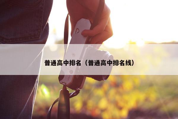 普通高中排名（普通高中排名线）