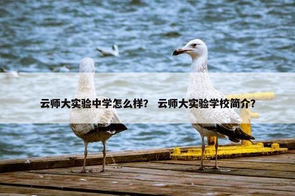 云师大实验中学怎么样？ 云师大实验学校简介？