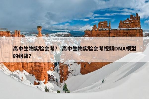 高中生物实验会考？ 高中生物实验会考视频DNA模型的组装？