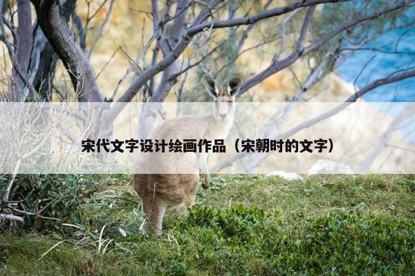宋代文字设计绘画作品（宋朝时的文字）