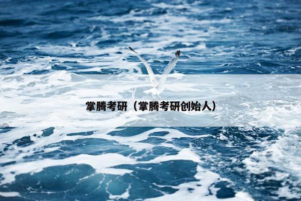 掌腾考研（掌腾考研创始人）