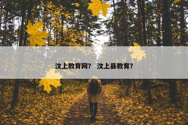 汶上教育网？ 汶上县教育？