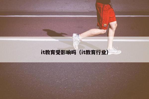 it教育受影响吗（it教育行业）