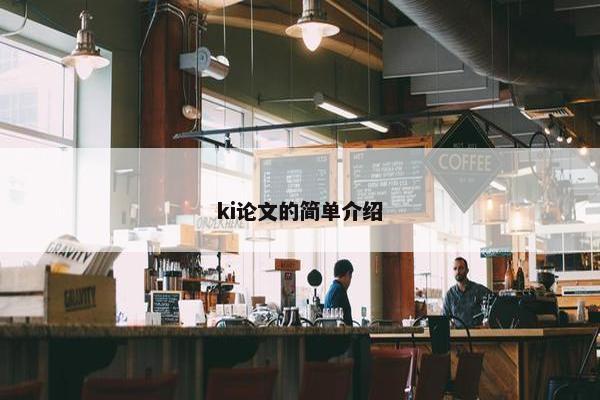 ki论文的简单介绍