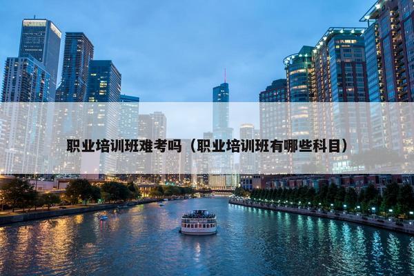 职业培训班难考吗（职业培训班有哪些科目）