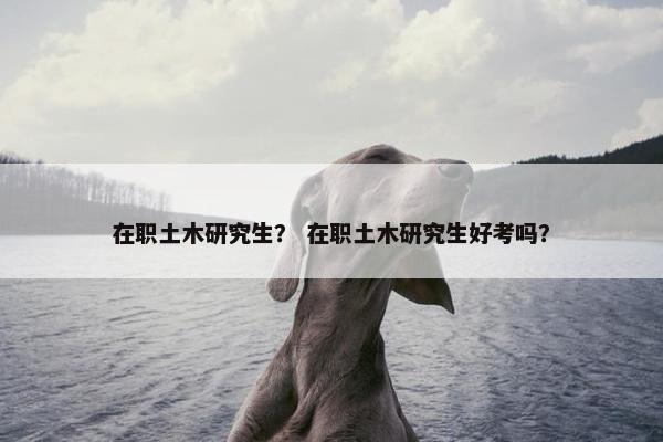 在职土木研究生？ 在职土木研究生好考吗？