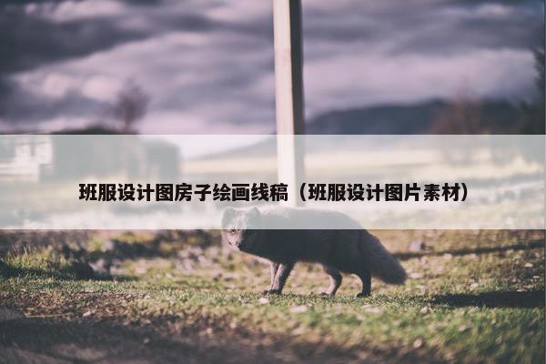 班服设计图房子绘画线稿（班服设计图片素材）