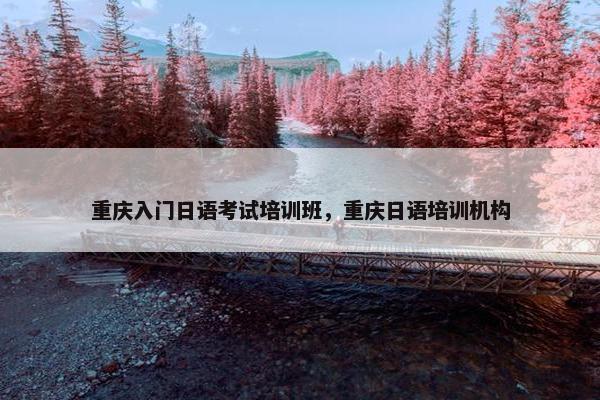 重庆入门日语考试培训班，重庆日语培训机构