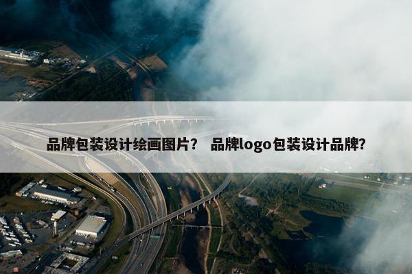 品牌包装设计绘画图片？ 品牌logo包装设计品牌？