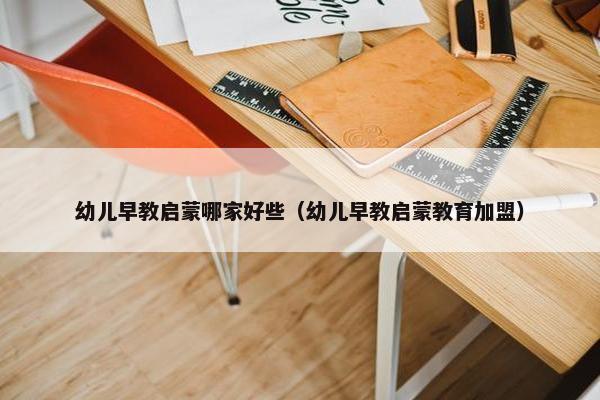 幼儿早教启蒙哪家好些（幼儿早教启蒙教育加盟）