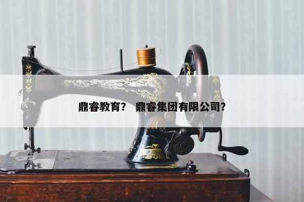 鼎睿教育？ 鼎睿集团有限公司？