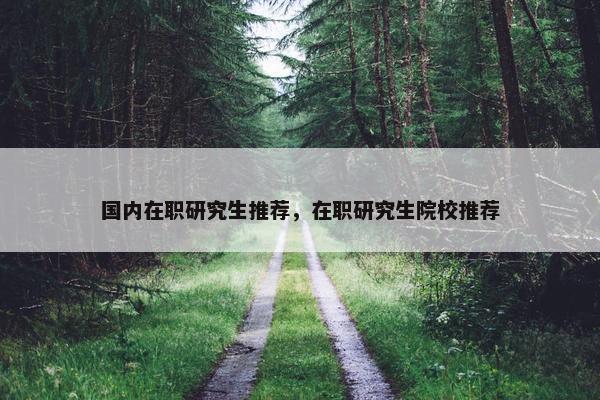 国内在职研究生推荐，在职研究生院校推荐