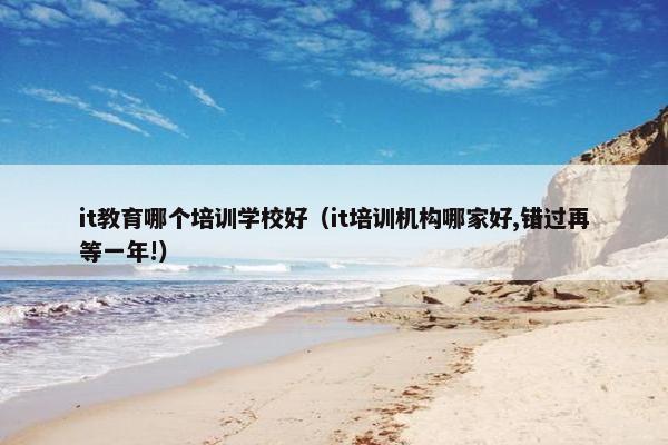 it教育哪个培训学校好（it培训机构哪家好,错过再等一年!）