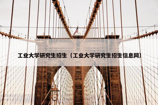 工业大学研究生招生（工业大学研究生招生信息网）