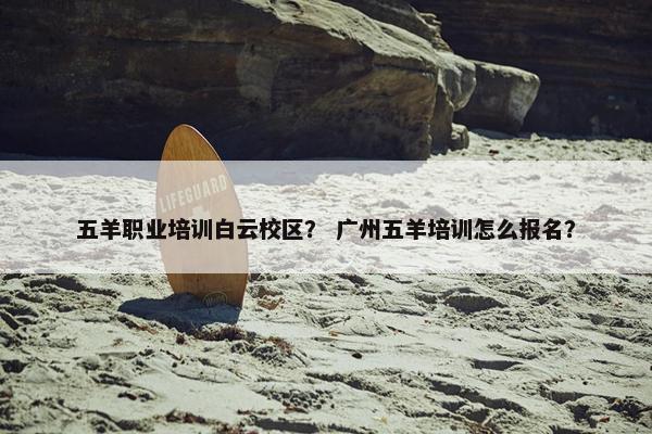 五羊职业培训白云校区？ 广州五羊培训怎么报名？