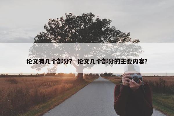 论文有几个部分？ 论文几个部分的主要内容？