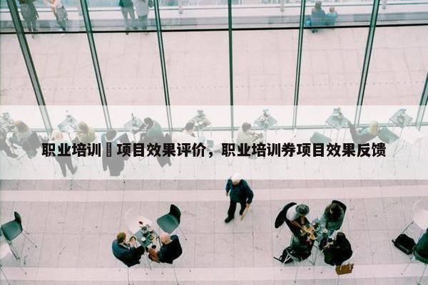 职业培训劵项目效果评价，职业培训券项目效果反馈