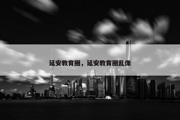 延安教育圈，延安教育圈乱像