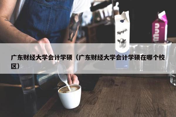 广东财经大学会计学硕（广东财经大学会计学硕在哪个校区）