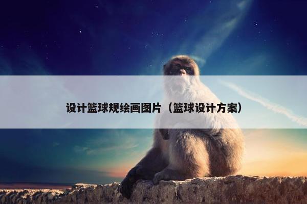 设计篮球规绘画图片（篮球设计方案）
