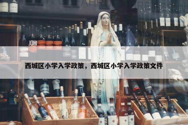西城区小学入学政策，西城区小学入学政策文件