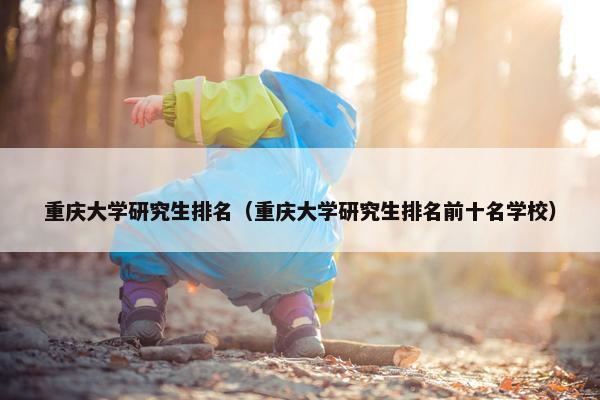重庆大学研究生排名（重庆大学研究生排名前十名学校）