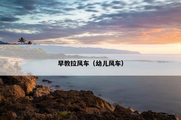 早教拉风车（幼儿风车）