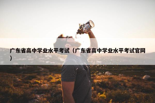 广东省高中学业水平考试（广东省高中学业水平考试官网）