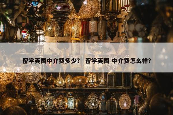 留学英国中介费多少？ 留学英国 中介费怎么样？