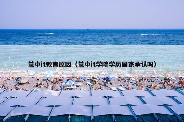 慧中it教育原因（慧中it学院学历国家承认吗）