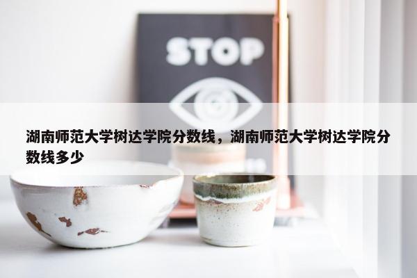 湖南师范大学树达学院分数线，湖南师范大学树达学院分数线多少