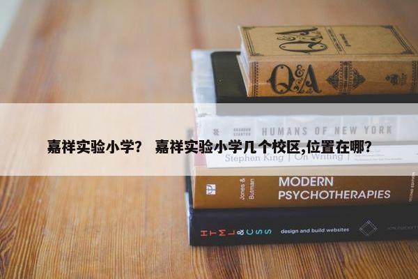 嘉祥实验小学？ 嘉祥实验小学几个校区,位置在哪？