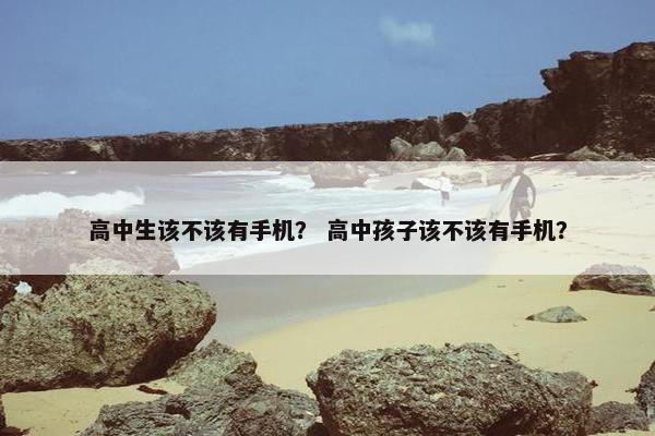 高中生该不该有手机？ 高中孩子该不该有手机？