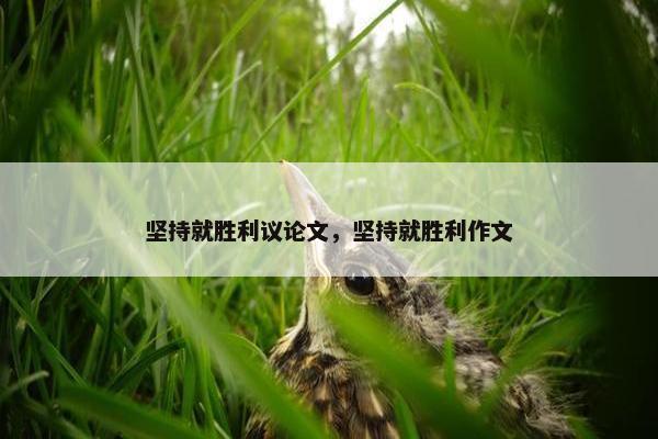 坚持就胜利议论文，坚持就胜利作文