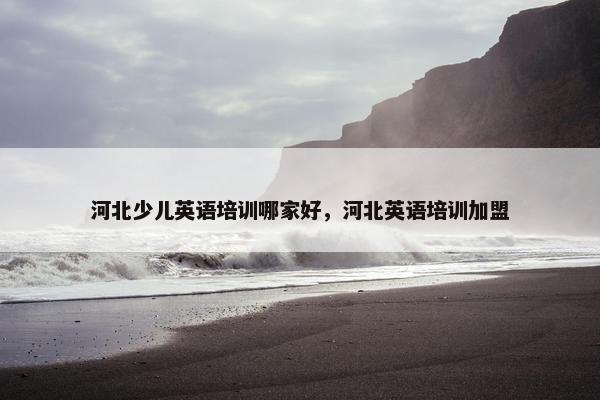 河北少儿英语培训哪家好，河北英语培训加盟